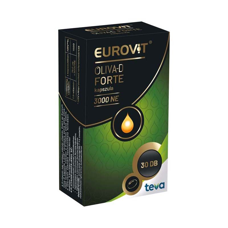 Eurovit Oliva-D Forte 3000 NE kapszula