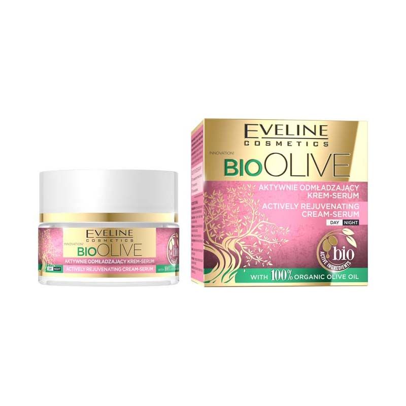 Eveline bioOlive aktív fiatalító krém-szérum 100% olivaolajjal