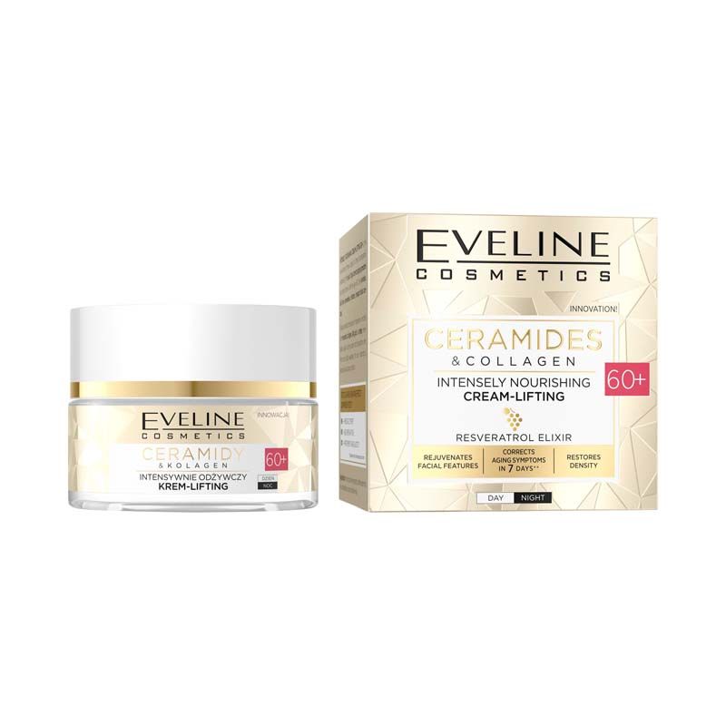 Eveline Ceramides&Collagen intenzív tápláló lifting arckrém 60+