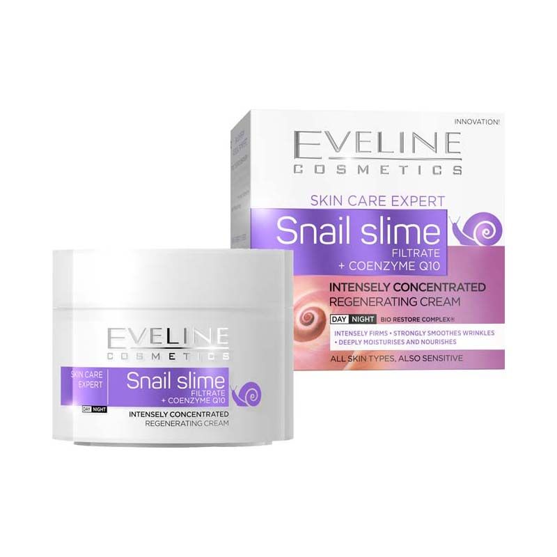 Eveline Skin Care expert csiganyál szűrlet + Q10 koenzim koncentrált regeneráló krém