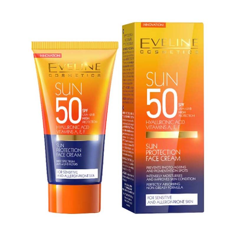 Eveline Sun Care Expert napvédő arckrém SPF50