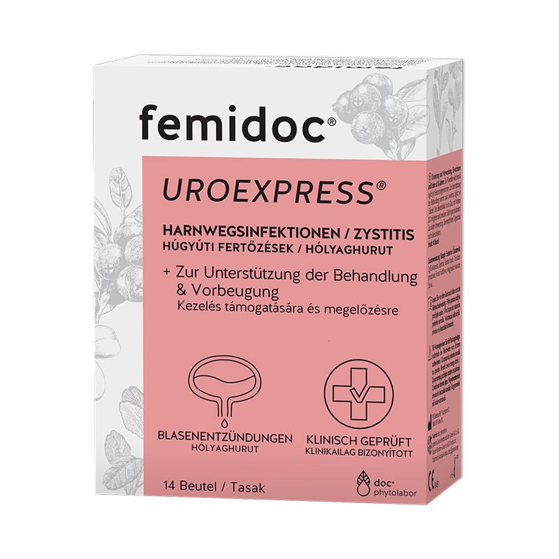 Uroexpress Femidoc D-mannóz por húgyúti panaszokra