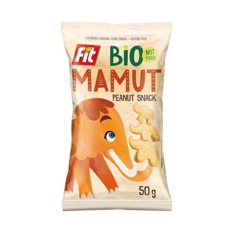 Fit Bio Mamut extrudált mogyorós snack gluténmentes 