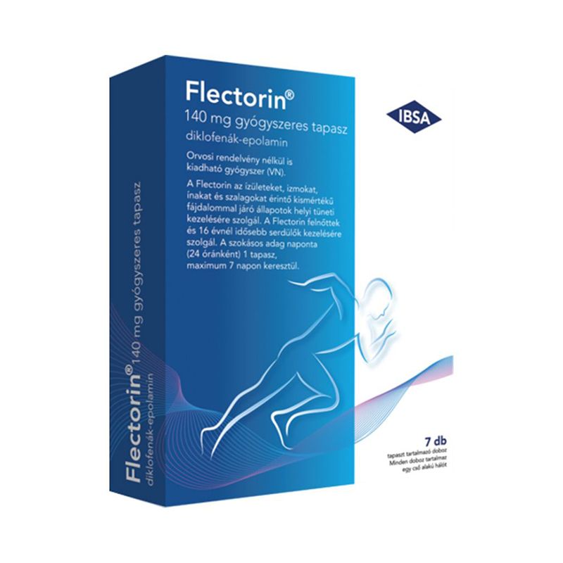 Flectorin 140 mg gyógyszeres tapasz