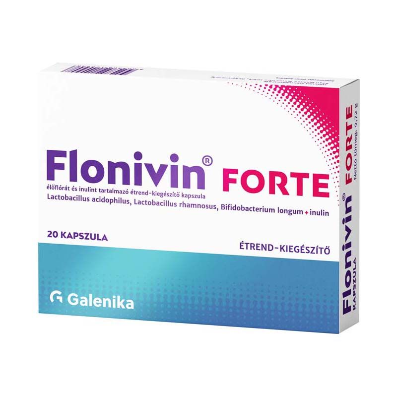Flonivin Forte kapszula élőflórával és inulinnal