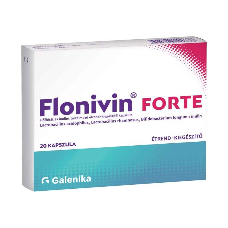 Flonivin Forte kapszula élőflórával és inulinnal
