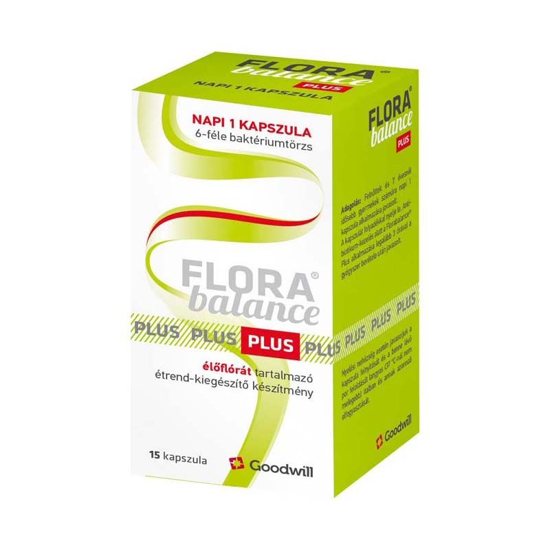 Florabalance Plus élőflórát tartalmazó étrend-kiegészítő kapszula