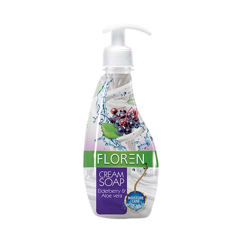 Floren krémszappan Elderberry + Aloe Vera