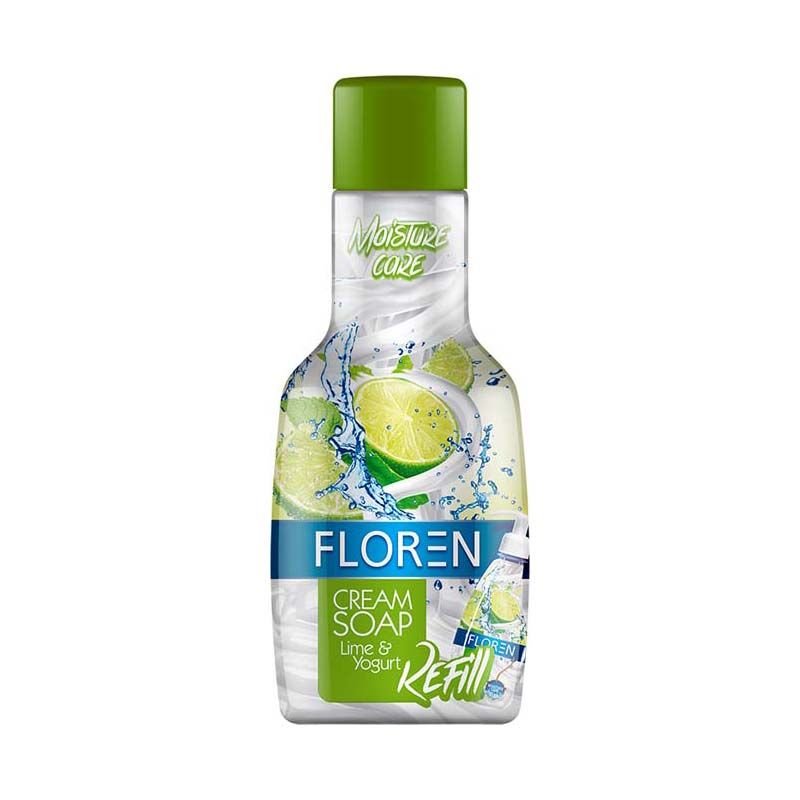 Floren krémszappan Lime + Joghurt utántöltő