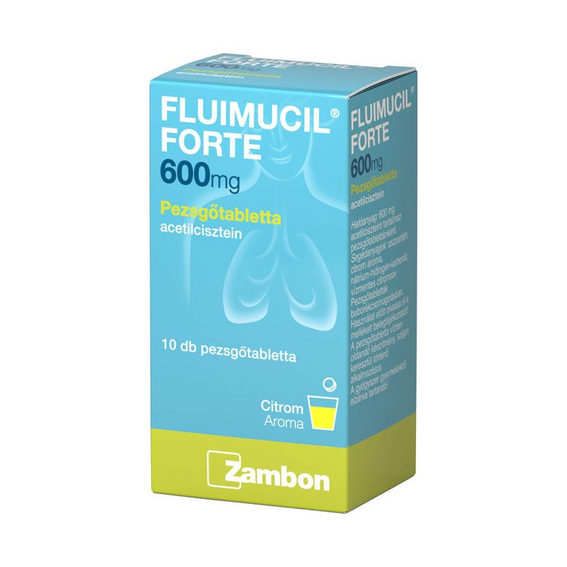Fluimucil Forte 600 mg pezsgőtabletta