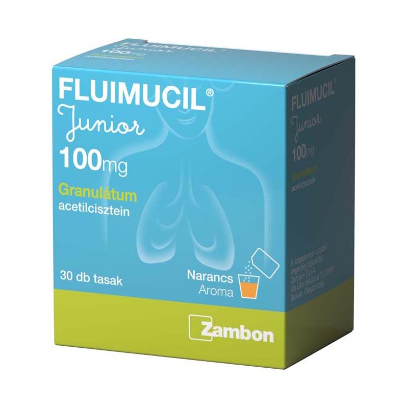 Fluimucil Junior 100 mg granulátum