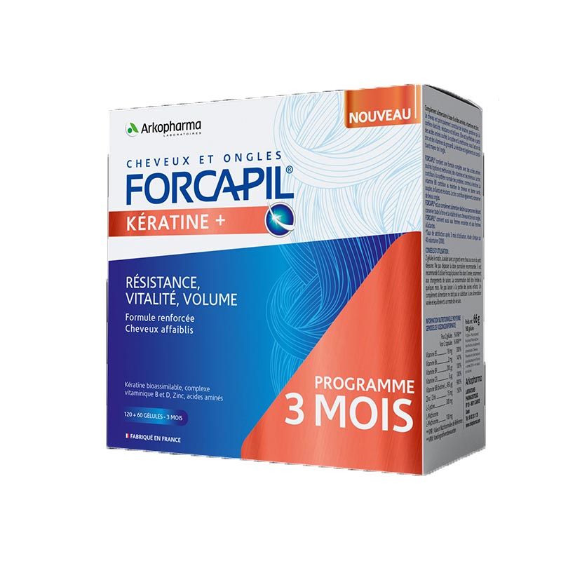 Forcapil Keratin+ hajerősítő kapszula