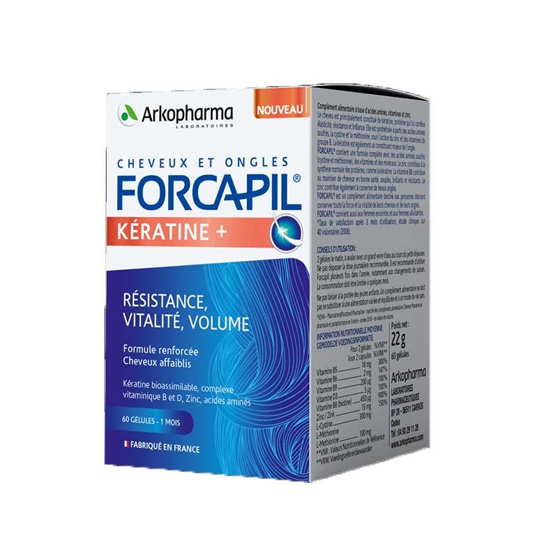 Forcapil Keratin+ hajerősítő kapszula