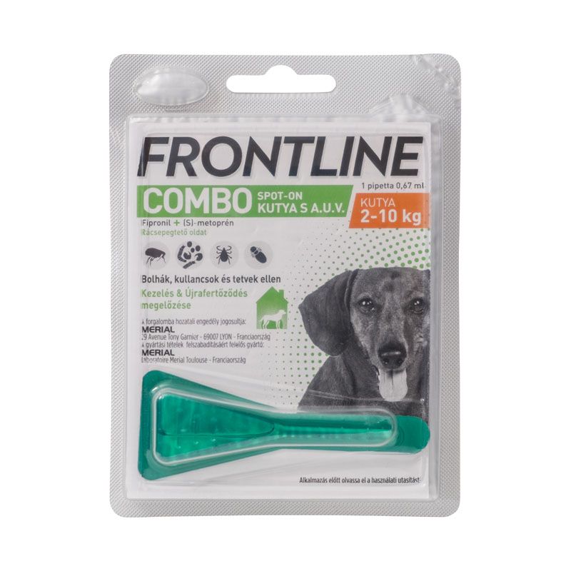 Frontline Combo Spot on S (2-10 kg) A.U.V. rácsepegtető oldat kutyáknak