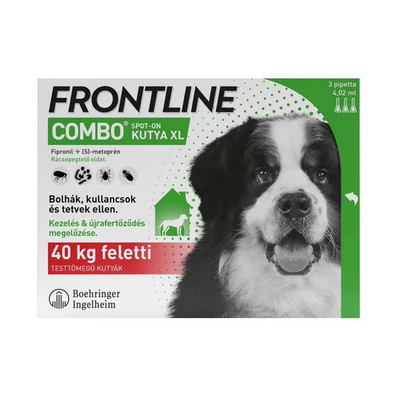 Frontline Combo Spot on XL (40 kg felett) A.U.V. rácsepegtető oldat kutyáknak