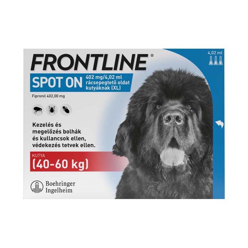 Frontline Spot on XL (40-60 kg) A.U.V. rácsepegtető oldat kutyáknak