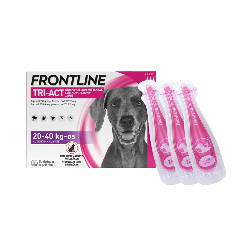 Frontline Tri-Act L (20-40 kg) rácsepegtető oldat kutyáknak