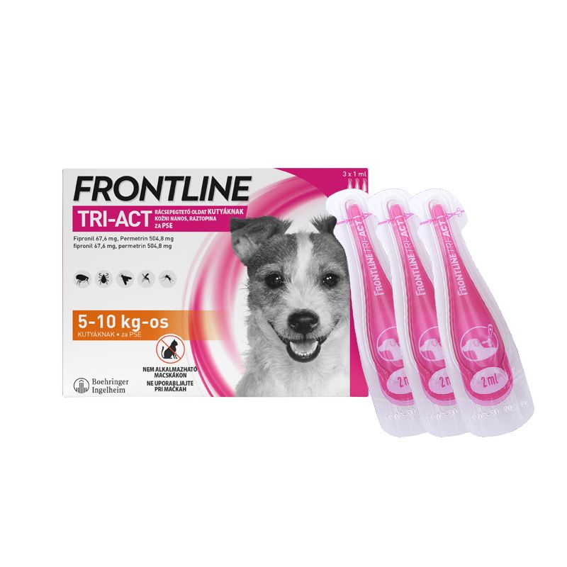 Frontline Tri-Act S (5-10 kg) rácsepegtető oldat kutyáknak