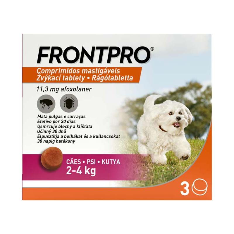 Frontpro 11,3 mg rágótabletta kutyáknak 2-4 kg