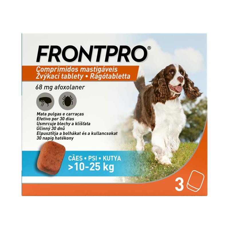 Frontpro 68 mg rágótabletta kutyáknak 10-25 kg