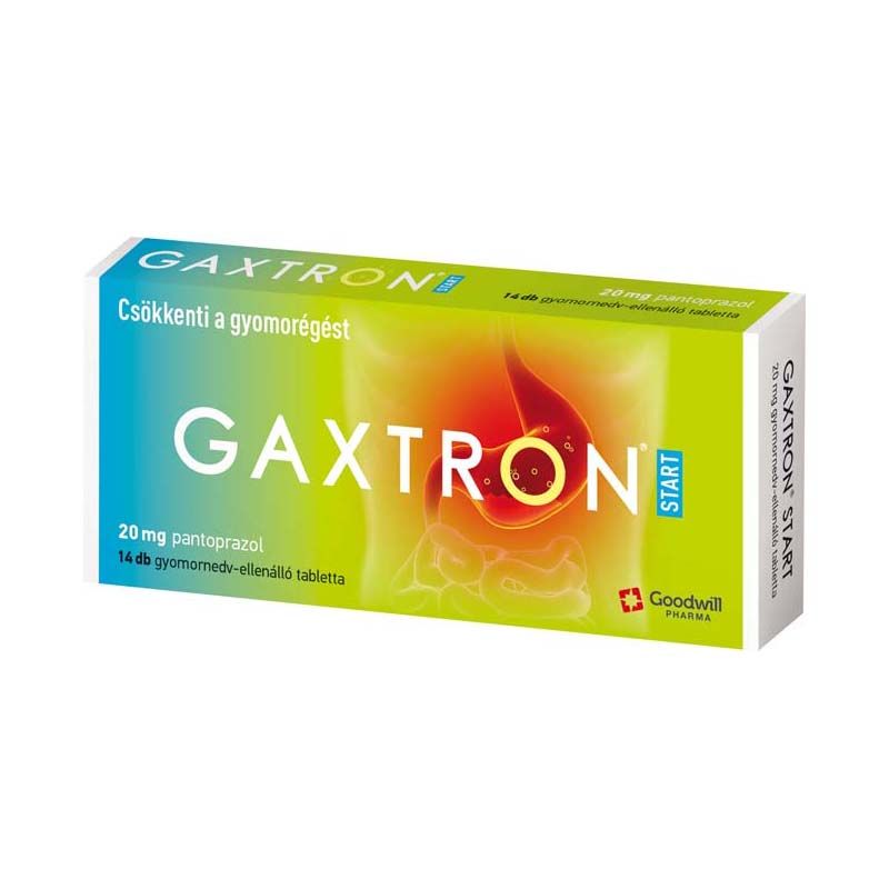 Gaxtron Start 20 mg gyomornedv-ellenálló tabletta