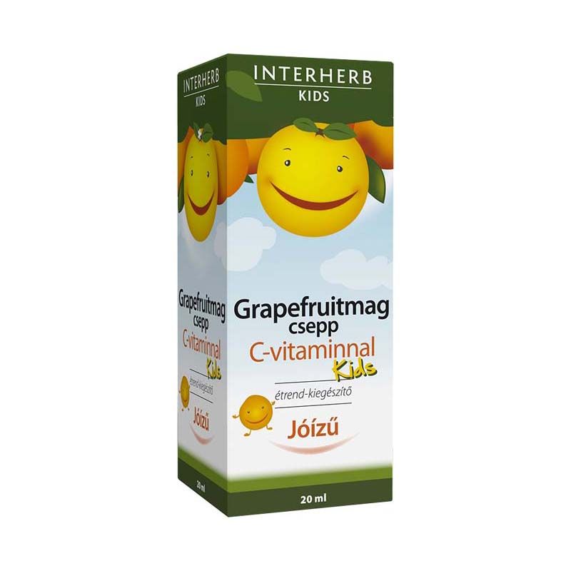 Interherb Kids Grapefruitmag csepp C-vitaminnal