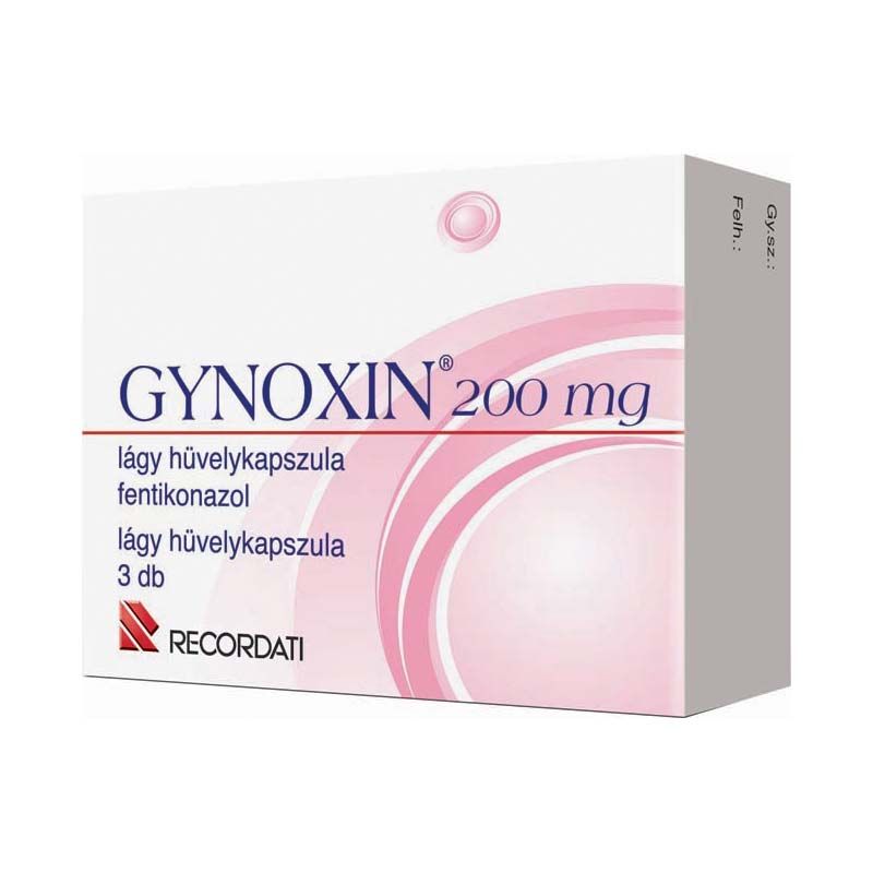 Gynoxin 200 mg lágy hüvelykapszula