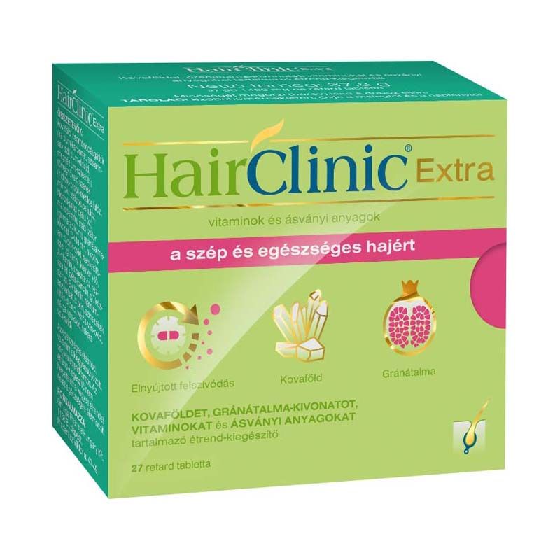 HairClinic Extra étrend-kiegészítő tabletta