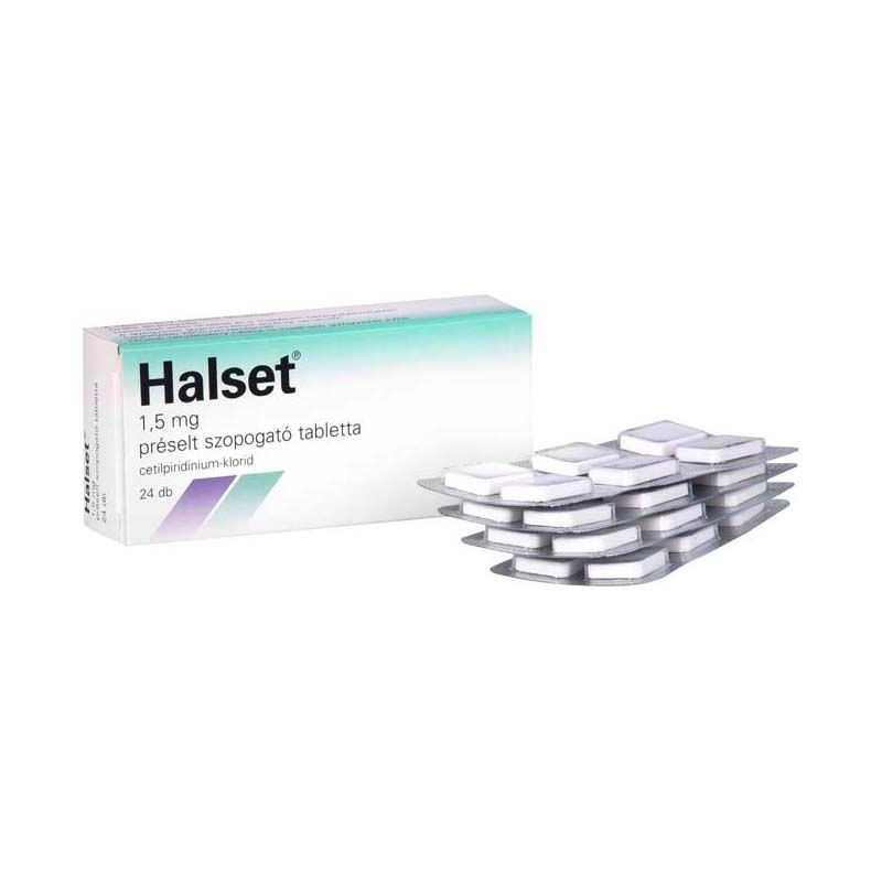 Halset 1,5 mg préselt szopogató tabletta