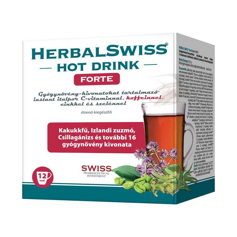 Herbal Swiss Hot Drink Forte étrend-kiegészítő italpor