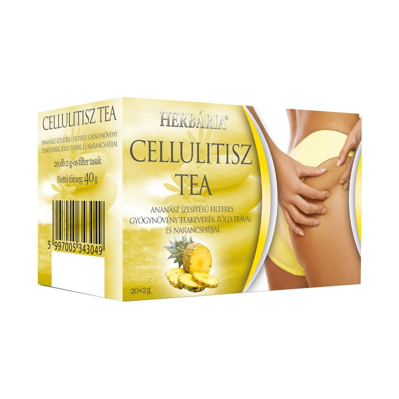 Herbária Cellulitisz borítékolt filteres tea