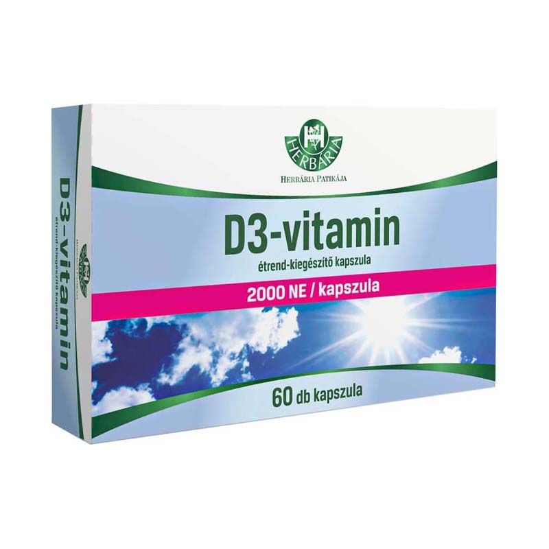 Herbária D3-vitamin 2000NE kapszula