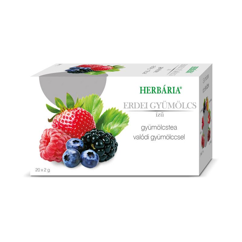 Herbária erdei gyümölcs ízű borítékolt filteres tea