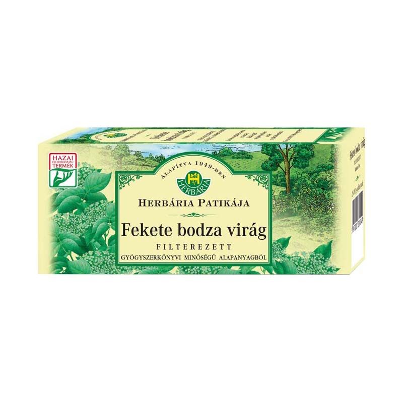 Herbária Fekete bodza virág filteres tea
