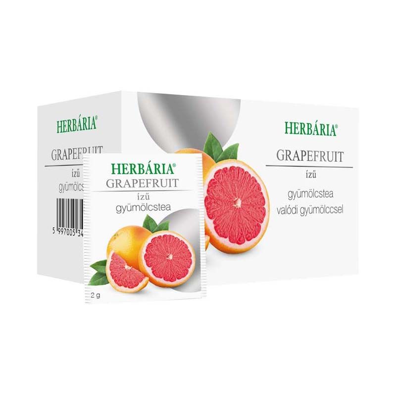 Herbária Grapefruit ízű filteres gyümölcstea