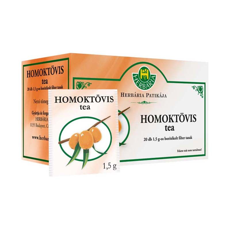Herbária Homoktövis borítékolt filteres tea