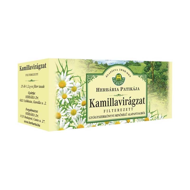 Herbária Kamillavirágzat filteres tea