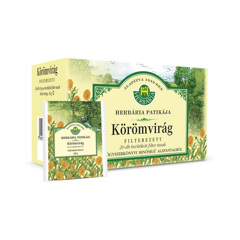 Herbária Körömvirág borítékolt filteres tea