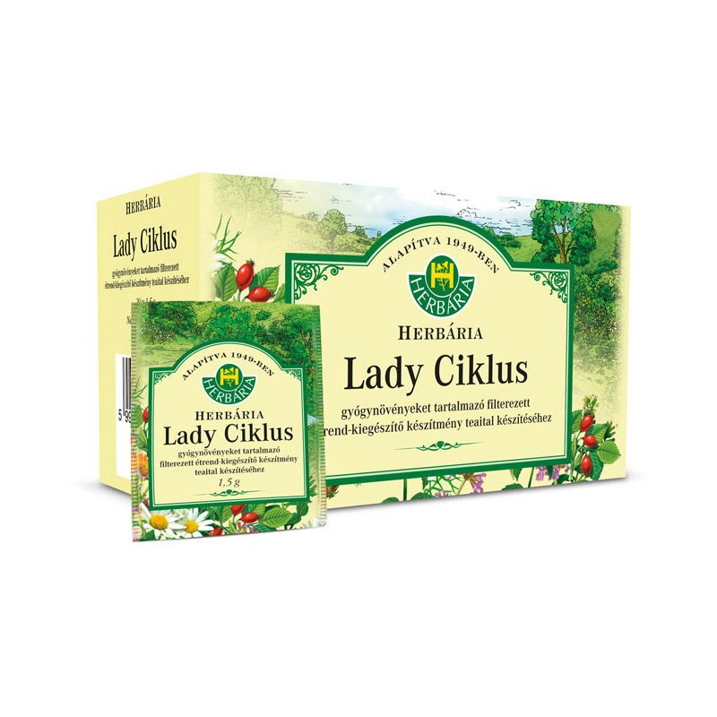 Herbária Lady Ciklus borítékolt filteres tea