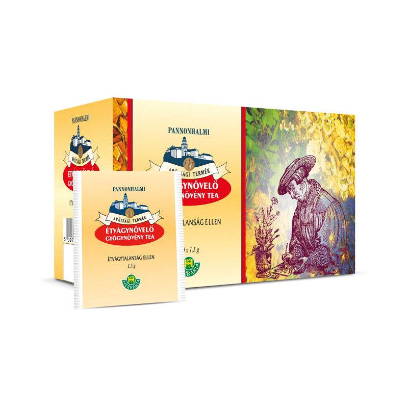 Herbária Pannonhalmi Étvágynövelő filteres gyógynövény tea