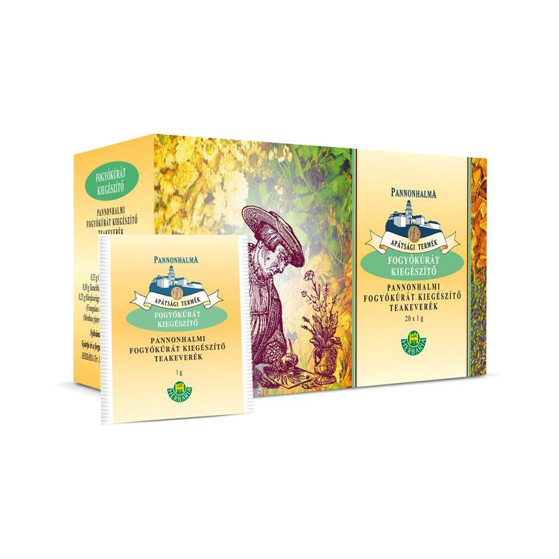 Herbária Pannonhalmi Fogyókúrát kiegészítő borítékolt filteres tea