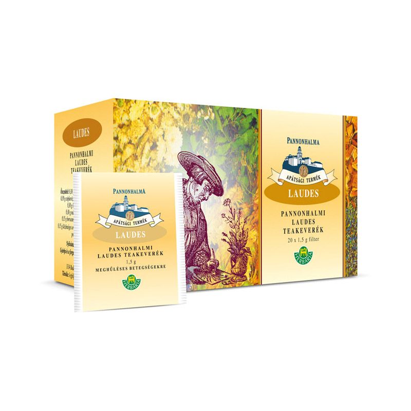 Herbária Pannonhalmi Laudes borítékolt filteres tea