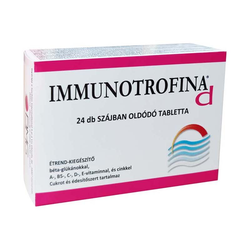 Immunotrofina D szájban oldódó tabletta
