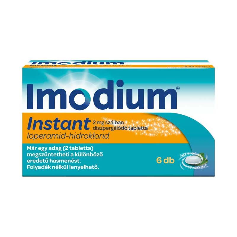 Imodium Instant 2 mg szájban diszpergálódó tabletta