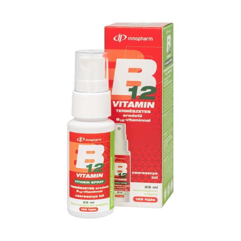 InnoPharm B12-vitamin szájspray cseresznye ízű
