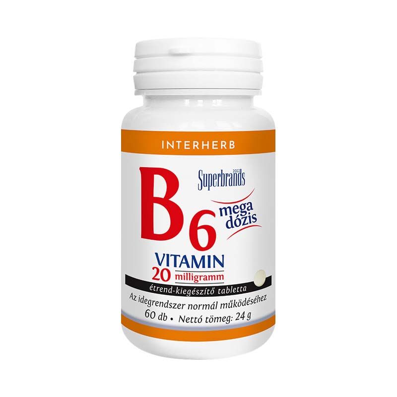 Interherb B6-vitamin 20 mg tabletta
