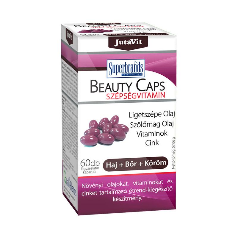 JutaVit Beauty Caps szépségvitamin lágykapszula