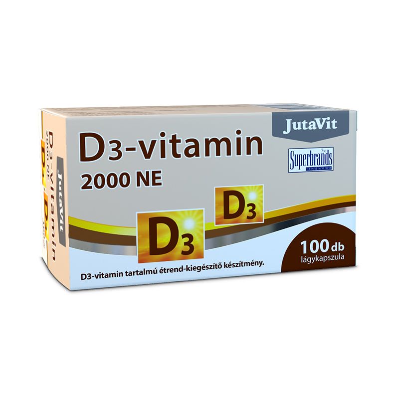 Jutavit D3-vitamin 2000 NE lágykapszula