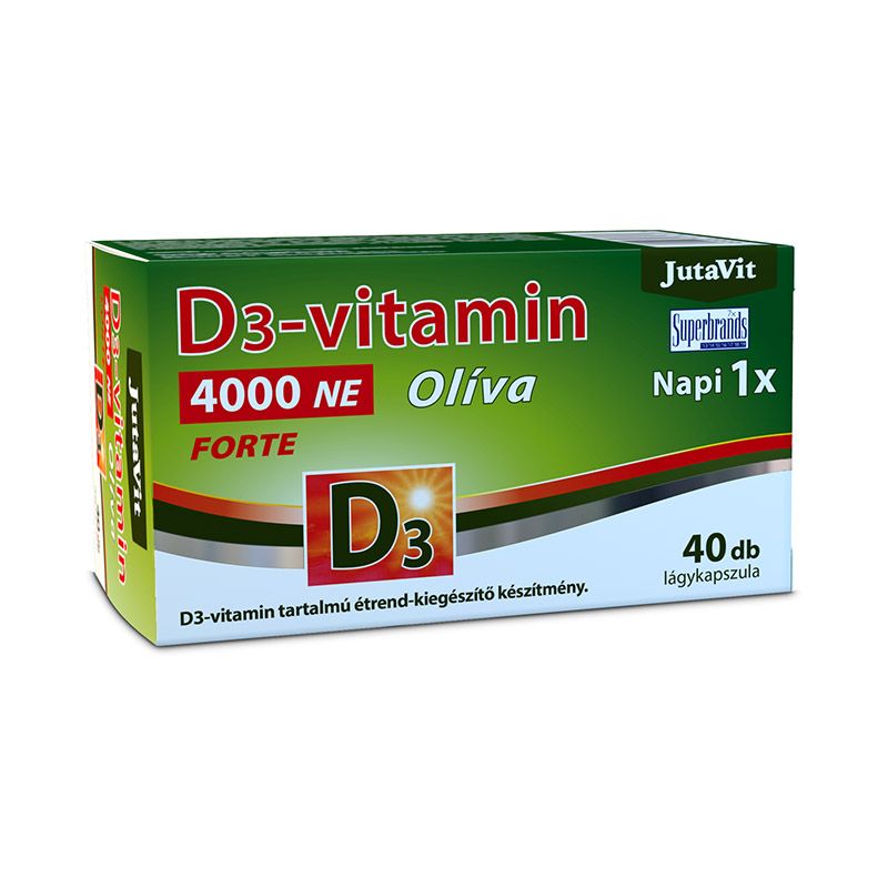Jutavit D3-vitamin 4000NE Oliva forte kapszula