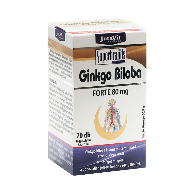 JutaVit Ginkgo Biloba Forte  80 mg kapszula